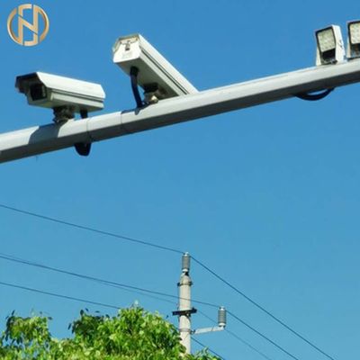 خرید Q235B Galvanized Steel 5M Surveillance Camera Pole online manufacture