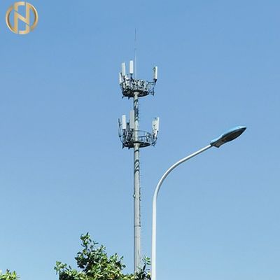 خرید Solar Street Light Pole Multi Pyramidal Shape Ground Mounted With Base Plate online manufacture