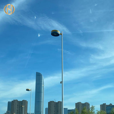 خرید 15m  Octagonal Hot Dip Galvanized Roadside GI Street Light Pole online manufacture