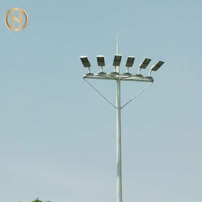 خرید Polygonal Q460 Street Light High Mast Light Pole Overlap Connection online manufacture