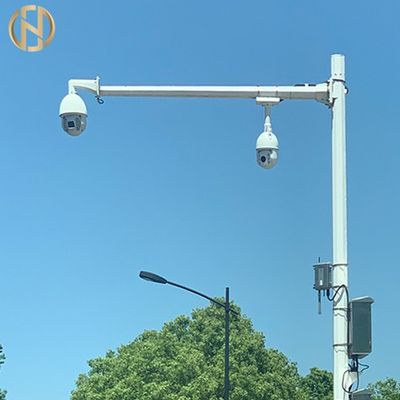 خرید Polygonal Telescopic CCTV Camera Pole  11m Security Camera Mast online manufacture