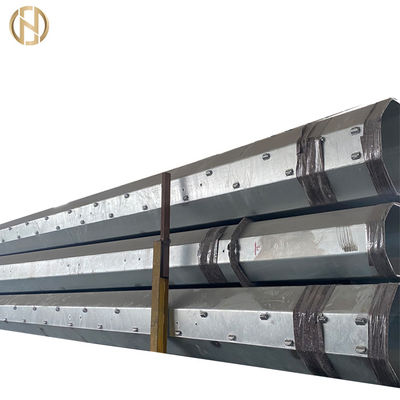 خرید ASTM 633 12m Hot Dip Galvanized Metal Light  Pole For Power Transmission online manufacture