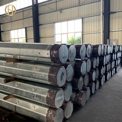 خرید Electric Power Galvanised Power Pole 4mm Thickness Zinc Coated online manufacture
