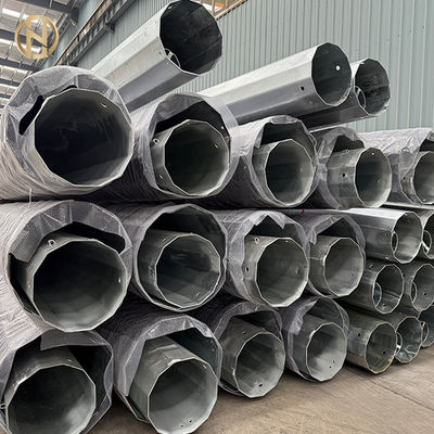 Medium Voltage Electric Pole for Power Distribution Price on Electricity Transmission